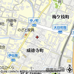 兵庫県姫路市威徳寺町12周辺の地図