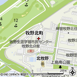 大阪府枚方市牧野北町13-17周辺の地図