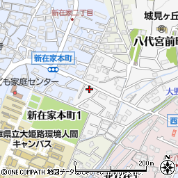 兵庫県姫路市八代宮前町4-13周辺の地図