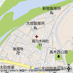 兵庫県姫路市花田町高木178周辺の地図
