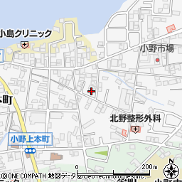 兵庫県小野市上本町164周辺の地図