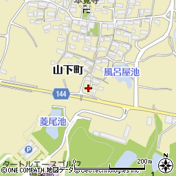 三重県亀山市山下町1003周辺の地図