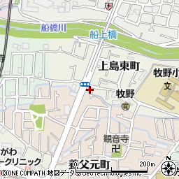 枚方市地域包括支援センター　社協ふれあい周辺の地図