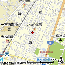 あっぱれ豊川周辺の地図