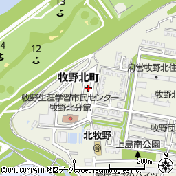 大阪府枚方市牧野北町13-18周辺の地図