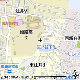 東辻井団地第一公園周辺の地図