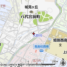 兵庫県姫路市八代宮前町9-18周辺の地図