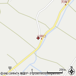 岡山県加賀郡吉備中央町上竹1253周辺の地図