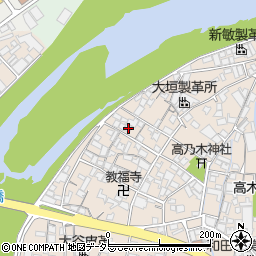 兵庫県姫路市花田町高木469周辺の地図
