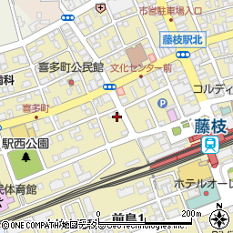 カナキン亭本舗 藤枝本店周辺の地図