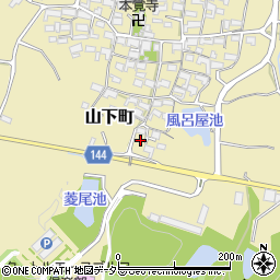 三重県亀山市山下町1002周辺の地図