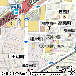 鳥貴族 JR高槻店周辺の地図