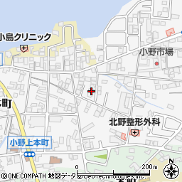 兵庫県小野市上本町163周辺の地図