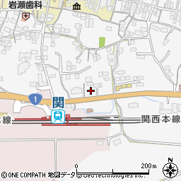 三重県亀山市関町木崎152周辺の地図