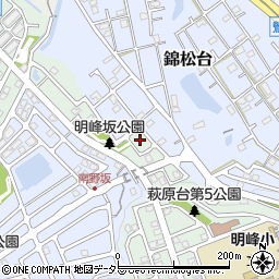 〒666-0134 兵庫県川西市萩原台西（３丁目２８３番以上）の地図