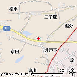 愛知県豊川市金沢町追分7周辺の地図