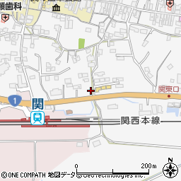 三重県亀山市関町木崎110周辺の地図