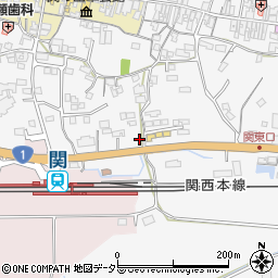 三重県亀山市関町木崎110周辺の地図