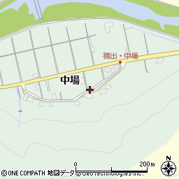 島根県浜田市穂出町中場周辺の地図