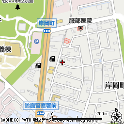 三重県鈴鹿市岸岡町3399周辺の地図