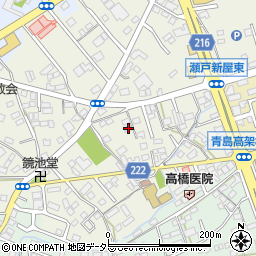 静岡県藤枝市瀬戸新屋77-4周辺の地図