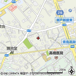 静岡県藤枝市瀬戸新屋77-4周辺の地図