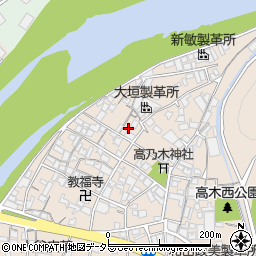 兵庫県姫路市花田町高木390周辺の地図