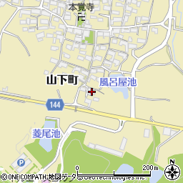 三重県亀山市山下町1001周辺の地図