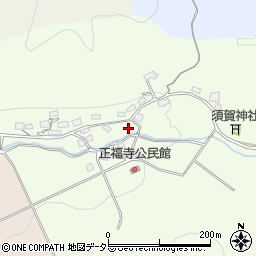 兵庫県赤穂郡上郡町正福寺周辺の地図