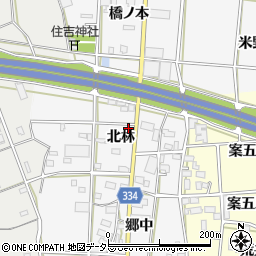 愛知県豊川市六角町北林75周辺の地図