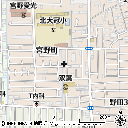 大阪府高槻市宮野町12-36周辺の地図