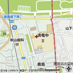 浜松市立清竜中学校周辺の地図