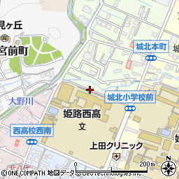 兵庫県姫路市城北本町2周辺の地図