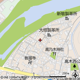 兵庫県姫路市花田町高木175周辺の地図