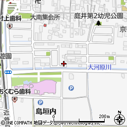 京都府城陽市寺田島垣内4-16周辺の地図