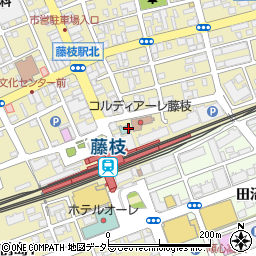 東横ＩＮＮ静岡藤枝駅北口駐車場周辺の地図