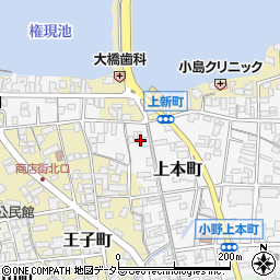 兵庫県小野市上本町75周辺の地図