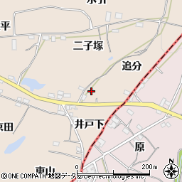 愛知県豊川市金沢町追分6周辺の地図