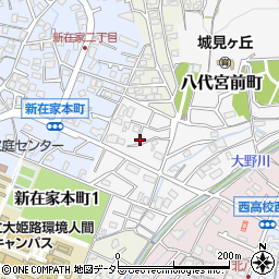 兵庫県姫路市八代宮前町16-6周辺の地図