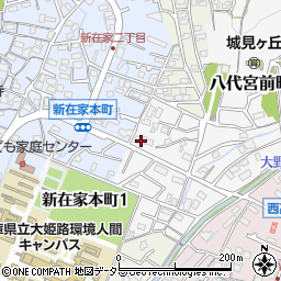 兵庫県姫路市八代宮前町16-15周辺の地図