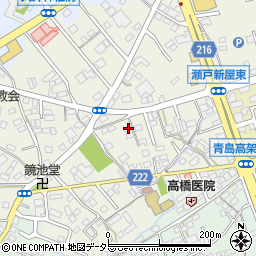 静岡県藤枝市瀬戸新屋77-3周辺の地図