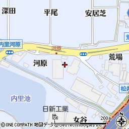 京都府八幡市内里河原周辺の地図