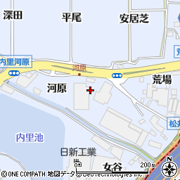 京都府八幡市内里（河原）周辺の地図