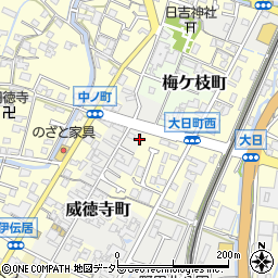 兵庫県姫路市威徳寺町870周辺の地図
