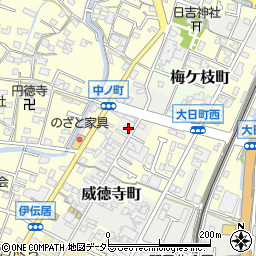 兵庫県姫路市威徳寺町8周辺の地図