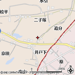 愛知県豊川市金沢町追分10周辺の地図