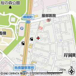 三重県鈴鹿市岸岡町3398周辺の地図