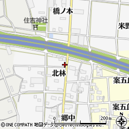 愛知県豊川市六角町北林16-1周辺の地図