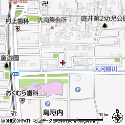 京都府城陽市寺田島垣内周辺の地図