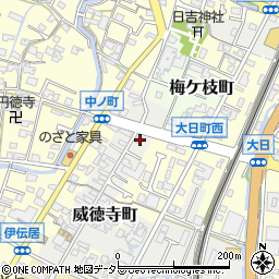 兵庫県姫路市威徳寺町71周辺の地図